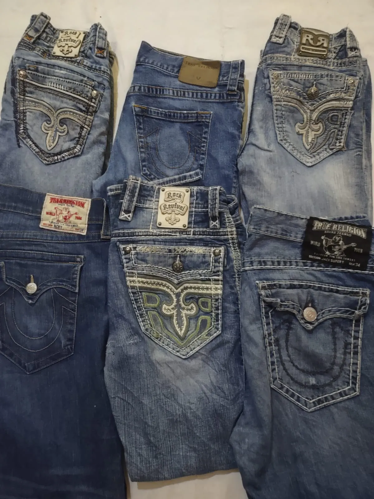 TAV#33 Men True Religion Rock Revival -10 pcs