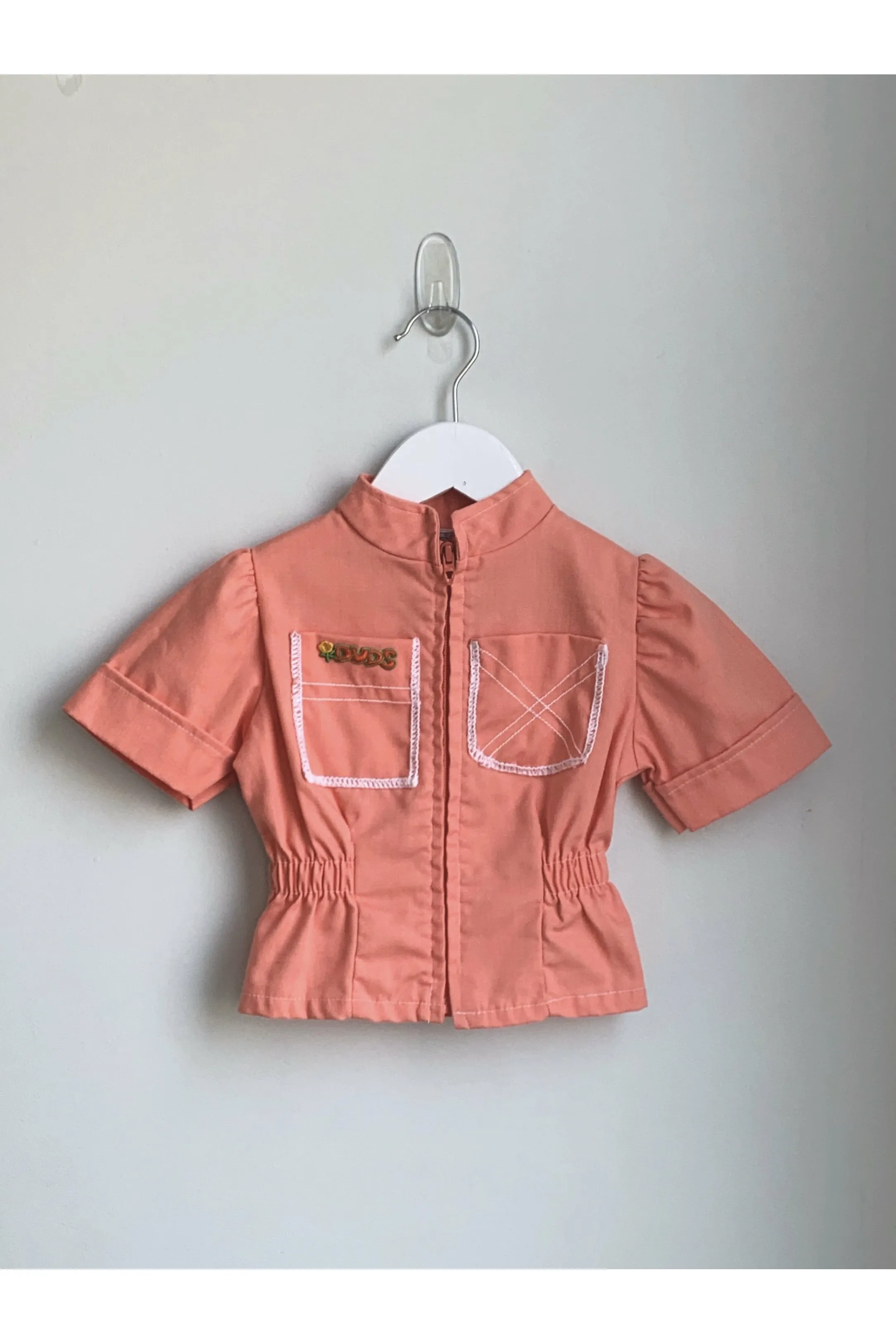 Vintage 70’s Peach 2-piece Set - Size 4T