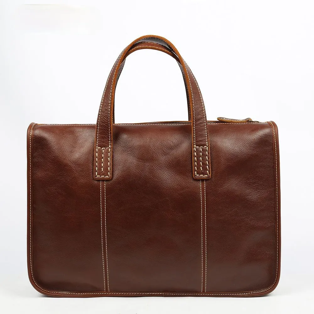 Vintage Leather Business Briefcase B-8309