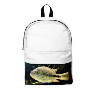 Yellow and Black Fish Unisex Classic Backpack