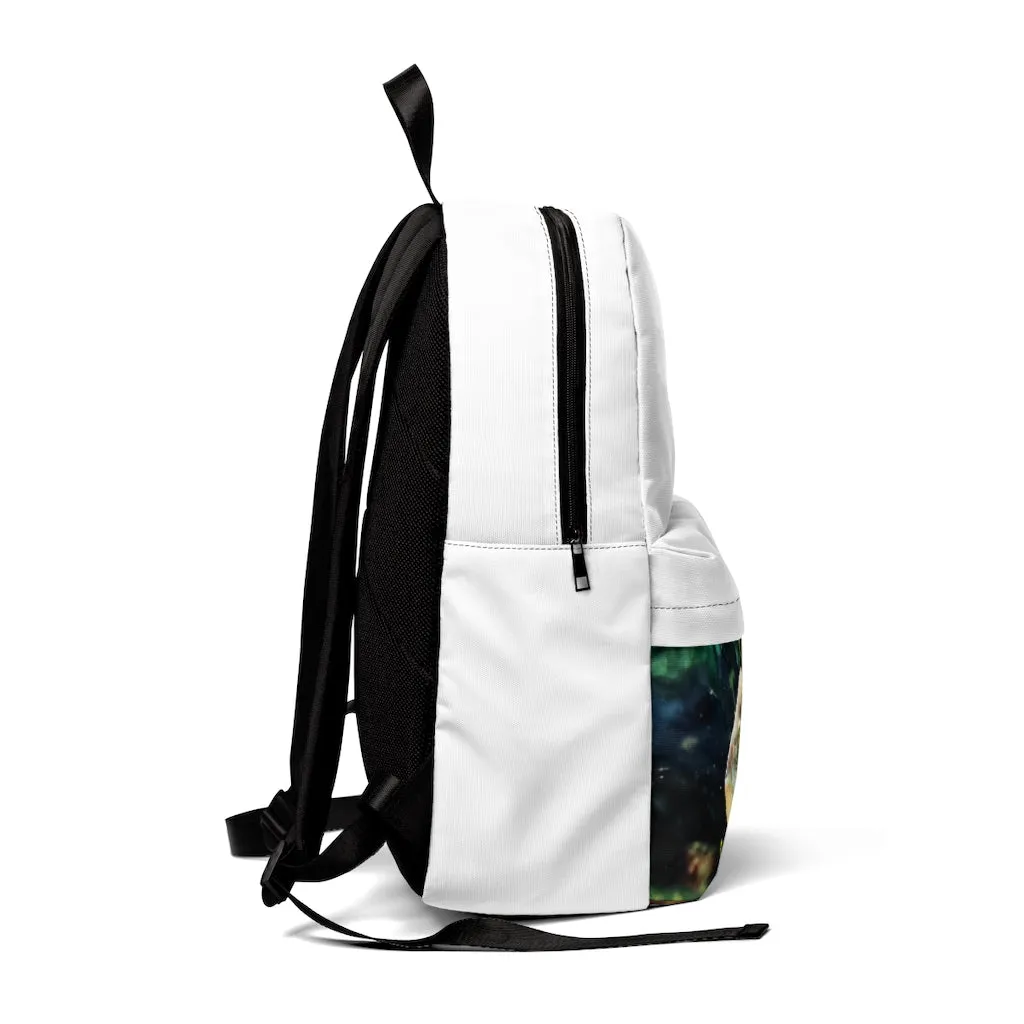 Yellow and Black Fish Unisex Classic Backpack